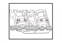 Zestaw do synchronizacji rozrządu (FORD)do silników benz.Duratec 1,6Ti-VCT 16v z podwójnym wałkiem rozrządu KING TONY 9AT1406E - 2