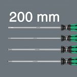 Zestaw wkrętaków śrubokrętów Kraftform Lasertip z trzpieniem 200 mm 335/350/355/4 WERA 347736 - 2