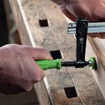 Ścisk śrubowy żeliwny stolarski 500 x 140 mm VIRIDIS KUKKO 490P0500-140 - 2