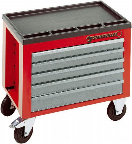 Skrzynia warsztatowa na Kółkach, 5-sfladowa, czerwona 922N STAHLWILLE 96480002