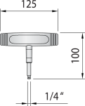Klucz dynamometryczny 10Nm stały. GEDORE 763-10 1948016 - 2