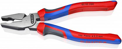 Kombinerki Szczypce Uniwersalne o zwiększonym przełożeniu KNIPEX 02 02 200
