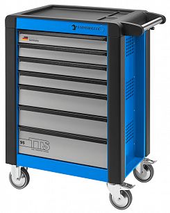 Wózek warsztatowy TTS 7-szufl.nieb.z Nakładkami, 1021x823x 497 mm; max obciążenie: 30kg na szufladę; 750 kg na Wózek 95/7 B STAHLWILLE 81200017