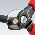 Nożyce do ściągania izolacji i Cięcia Kabli Cu i Al KNIPEX 95 41 165 - 4