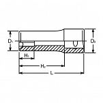 Nasadka E4 TORX długa KOKEN - 2