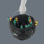 Tekstylny organizer narzędziowy do wiadra 9559 z zestawem wkrętaków Set 1, 13 części WERA 05105100001 - 3
