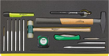 Zestaw TCS narzędzi do szuflad do skrzyni Nr 13217, 16-el. TCS WT 102-109/16 STAHLWILLE 96830119