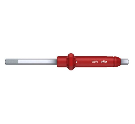 Trzon wymienny imbusowy 6,0 x 130 mm / 15 Nm max. do wkrętaków dynamometrycznych z rękojeścią T 28749 WIHA