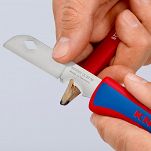 Nóż monterski uniwersalny ze stali nierdzewnej KNIPEX 16 20 50 SB - 5