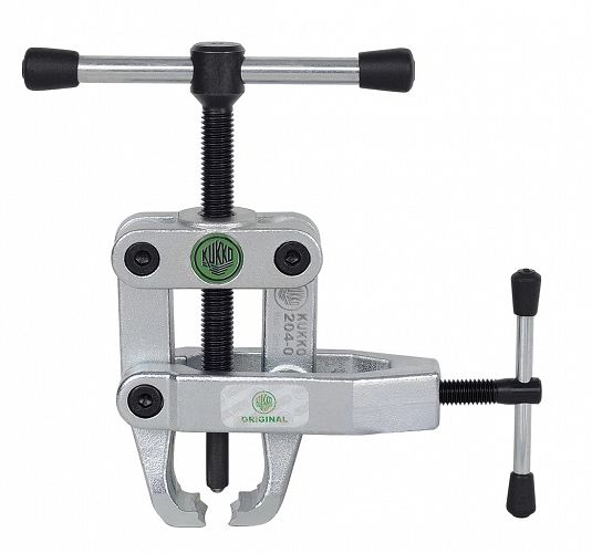 Ściągacz 2-ramienny łożysk „Cobra” z pazurami rozdzielającymi i zaciskiem bocznym KUKKO 204-0