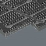 Wkładka piankowa 9735 z zestawem kluczy Joker 6007 Set 1, 12 części WERA 05150125001 - 2