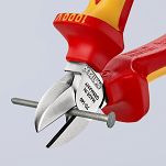 Szczypce Tnące Boczne Izolowane Czyste Cięcie KNIPEX 70 06 140 - 4