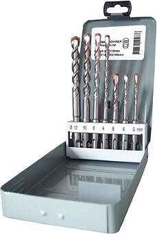 Wiertła SDS-Plus zestaw 7-częściowy 5-12mm FORTIS 4317784778534