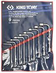 Zestaw kluczy fajkowych długich 9 cz. 8 - 19 mm, etui, KING TONY 1839MR