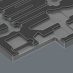 Wkładka piankowa 9760 Stainless Set 1, 36 części WERA 05150160001 - 2