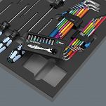 Wkładka piankowa 9760 Stainless Set 1, 36 części WERA 05150160001 - 3