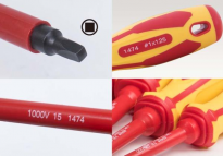 Wkrętak śrubokręt izolowany z końcówką kwadratową RB1 x 125mm KING TONY 14740105 - 2