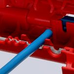 Uniwersalne narzędzie do ściągania izolacji ErgoStrip KNIPEX 16 95 01 SB - 6