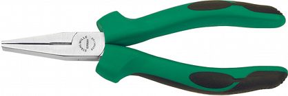 Szczypce płaskie, długie, z Obcinakiem L=160mm; chromowane, Rękojeść 2K 6509 5 160 STAHLWILLE 65095160