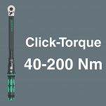 Klucz dynamometryczny 40 - 200 Nm Click-Torque C 3 Set 2 WERA 05075681001 - 5