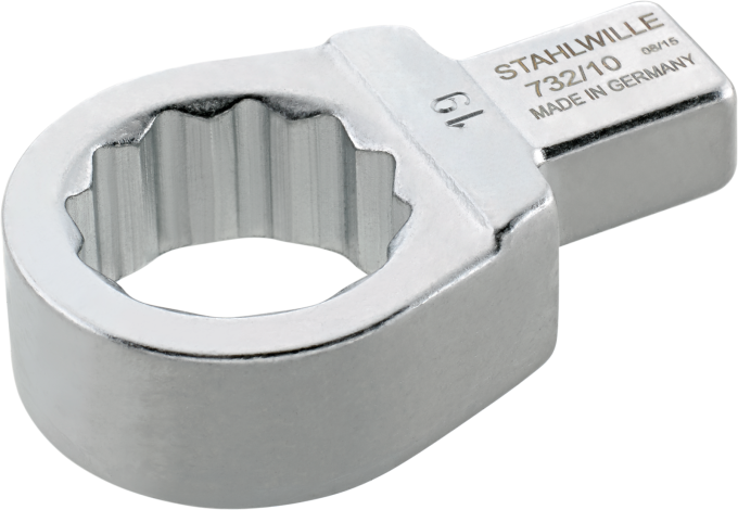 Końcówka wtykowa oczkowa 732/10 16mm 9x12mm STAHLWILLE 58221016