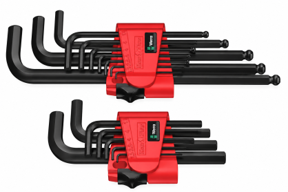 Zestaw imbusy długie z kulką 1.5-10mm 022086 + imbusy trzpieniowe zagięte krótkie 1.5-10mm 021737 WERA 145576