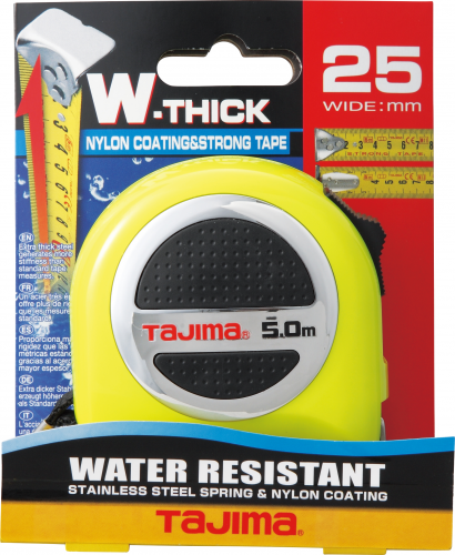 Miara zwijana stalowa 5m x 25mm W-Thick Lock TAJIMA GASP25