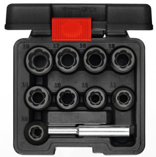 Zestaw wykretaków 1/2" 10-czesciowy GEDORE RED R68003010 3300034