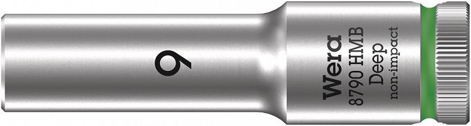 Klucz nasadowy nasadka 9.0 mm głęboka 3/8