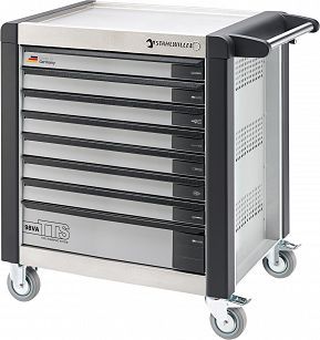 Wózek warsztatowy TTS 8-szuflad biały z Nakładkami, 1000x1024x 652 mm; max obciążenie: 40kg na szufladę; 1400 kg na Wózek 98/VA8 W STAHLWILLE 81200113