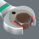 Klucz płasko-oczkowy z grzechotką w opakowaniu do sprzedaży detalicznej 6007 Joker SB, w wykonaniu długim, calowy, 11/16