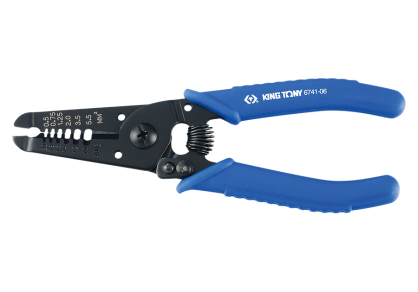 Szczypce do kabli i ściągania izolacji, 150mm KING TONY 6741-06