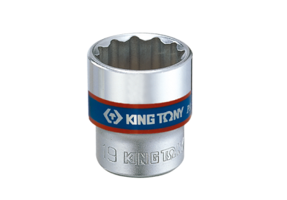 NASADKA KRÓTKA 3/8" 21mm x 32mm, 12-kąt. Cr-V KING TONY