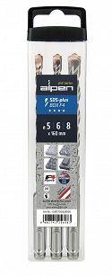 Zestaw wierteł widiowych do betonu, F4 Forte ALPEN 0081700568100