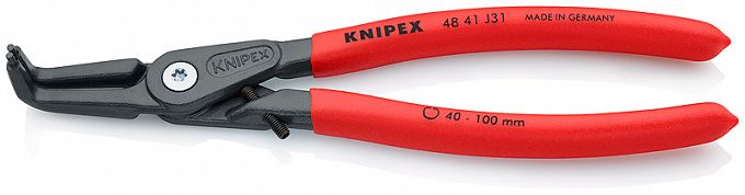 Szczypce precyzyjne do pierścieni osadczych Segera wewnętrznych 40-100 mm KNIPEX 48 41 J31