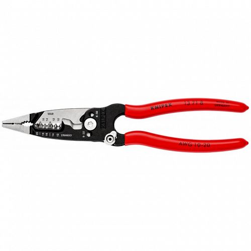 Wielofunkcyjne szczypce dla elektryków 7 w 1 Model amerykański WireStripper KNIPEX 13 71 8