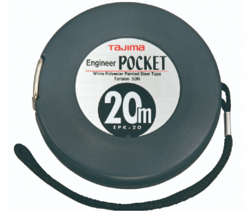 Taśma miernicza zwijana 20m x 10mm Engineer Pocket TAJIMA