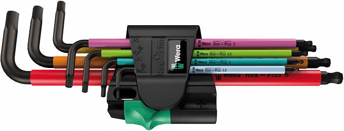 Klucze imbusowe zestaw 1,5-6mm 950/7 Hex-Plus Multicolour Magnet 1 WERA 05022534001
