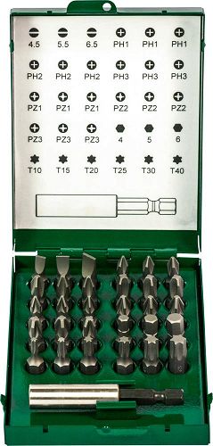 Zestaw BIT, 7-częściowy 31-częściowy FORTIS 4317784729215
