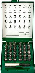 Zestaw BIT, 7-częściowy 31-częściowy FORTIS 4317784729215