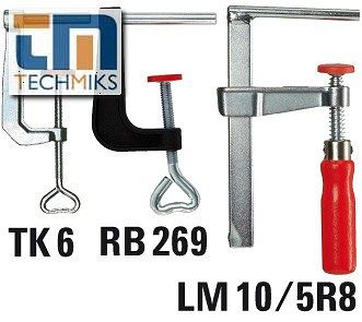 Zacisk stołowy 100/50 mm BESSEY LM10/5R8