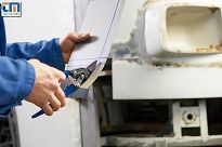 Nożyce dźwigniowe kute do blachy prawe ERDI BESSEY D17A - 2