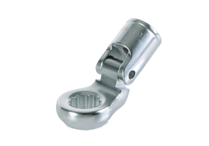 Klucz oczkowy nasadowy przegubowy 3/8" 11mm, 12-kąt., KING TONY 335011M