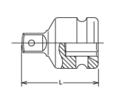 Adapter udarowy 3.1/2