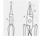 Szczypce zaokrąglone mini 128mm KING TONY  63A7-05 - 3
