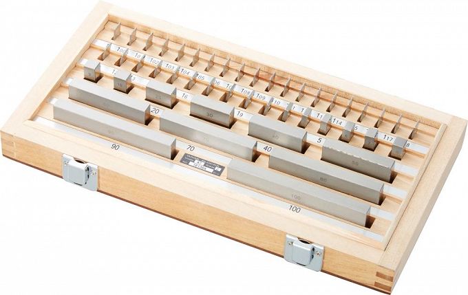 Zestaw plytek wzorcowych, stal, klas.toler.2, 47-cz. FORTIS 4317784737524