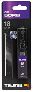 Ostrza segmentowe 18mm Razar Black Blade 10 szt. TAJIMA