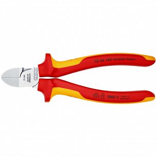 Szczypce Tnące Boczne Izolowane KNIPEX 70 26 160