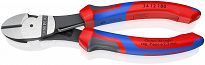 Szczypce Tnące Boczne ze sprężyną o zwiększonym przełożeniu KNIPEX 74 12 180 - 2