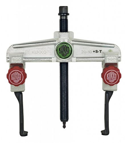 Ściągacz 2-ramienny uniwersalny ze smukłymi, szybkoprzestawnymi ramionami KUKKO 20-1+S 